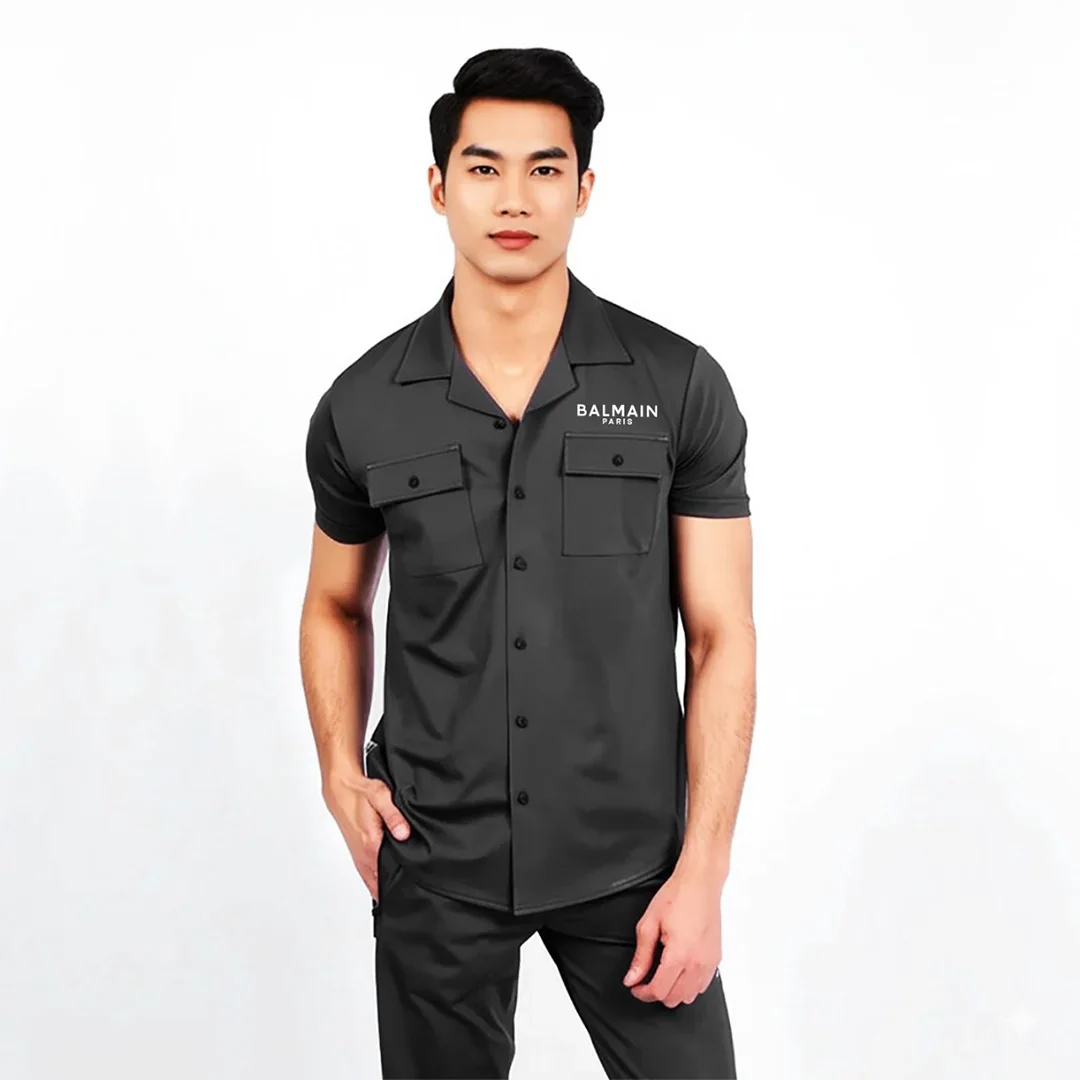 Men's Balmain Track Suits With Front Two Pockets Style