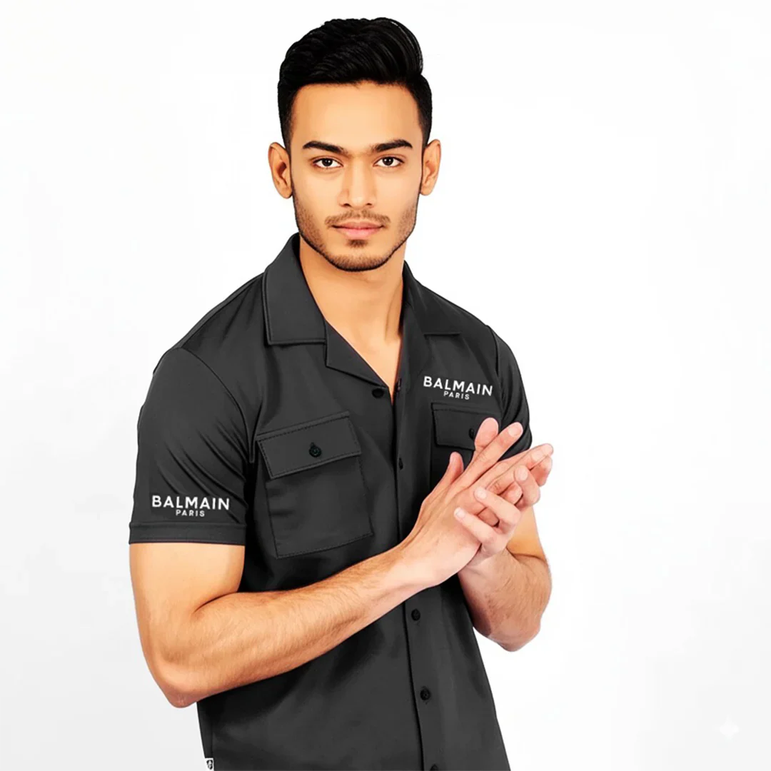 Men's Balmain Track Suits With Front Two Pockets Style