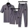 A-D-I-D-A-S TRACKSUIT (GREY)