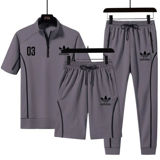A-D-I-D-A-S TRACKSUIT (GREY)
