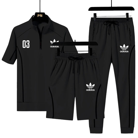 A-D-I-D-A-S TRACKSUIT (BLACK)
